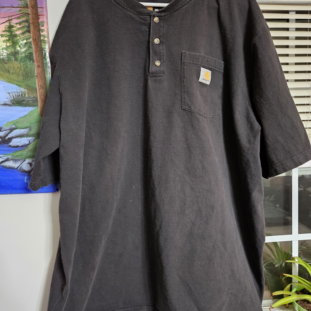 Carhartt Black Button Down Shirt
